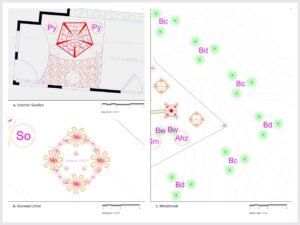 Layout and blueprints for Laupahoehoe Residential design.